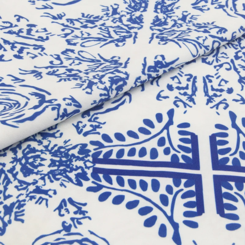 premium stretch fabrics Fashion dress flower print high quality material 95 polyester 5 elastane fabric four way stretch