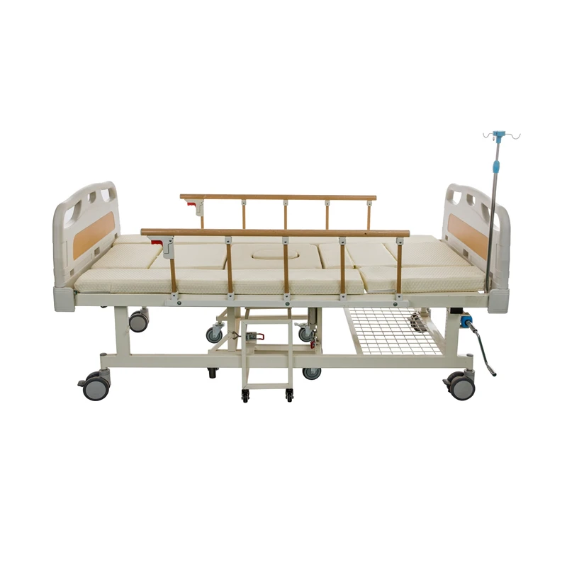 Super Much Hot Sales wheelchairs Medical Bed Multi-function Manual Hospital Bed For Paralyzed Patients