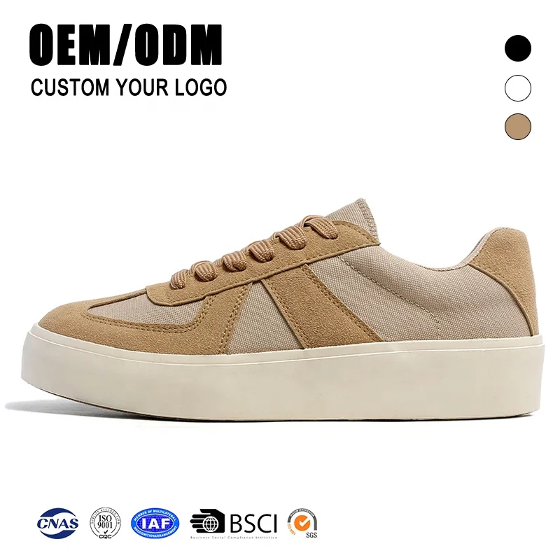 Wholesale Custom Logo Leather Retro Men Casual Shoes Chaussure Homme Classical Casual Walking Style Shoes for Men