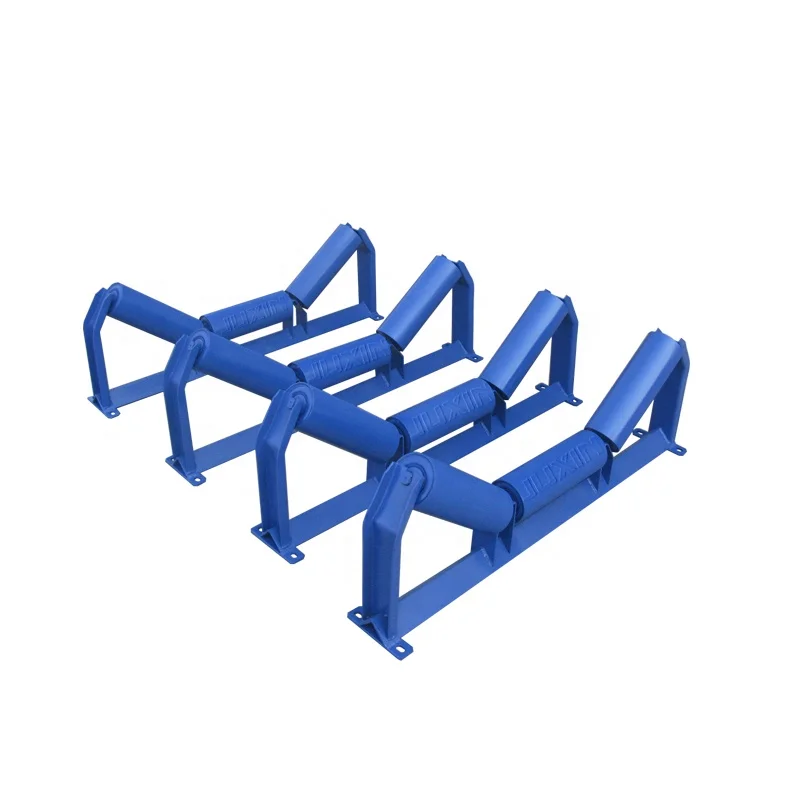 High precision conveyor carrier idler sets for overland conveyors