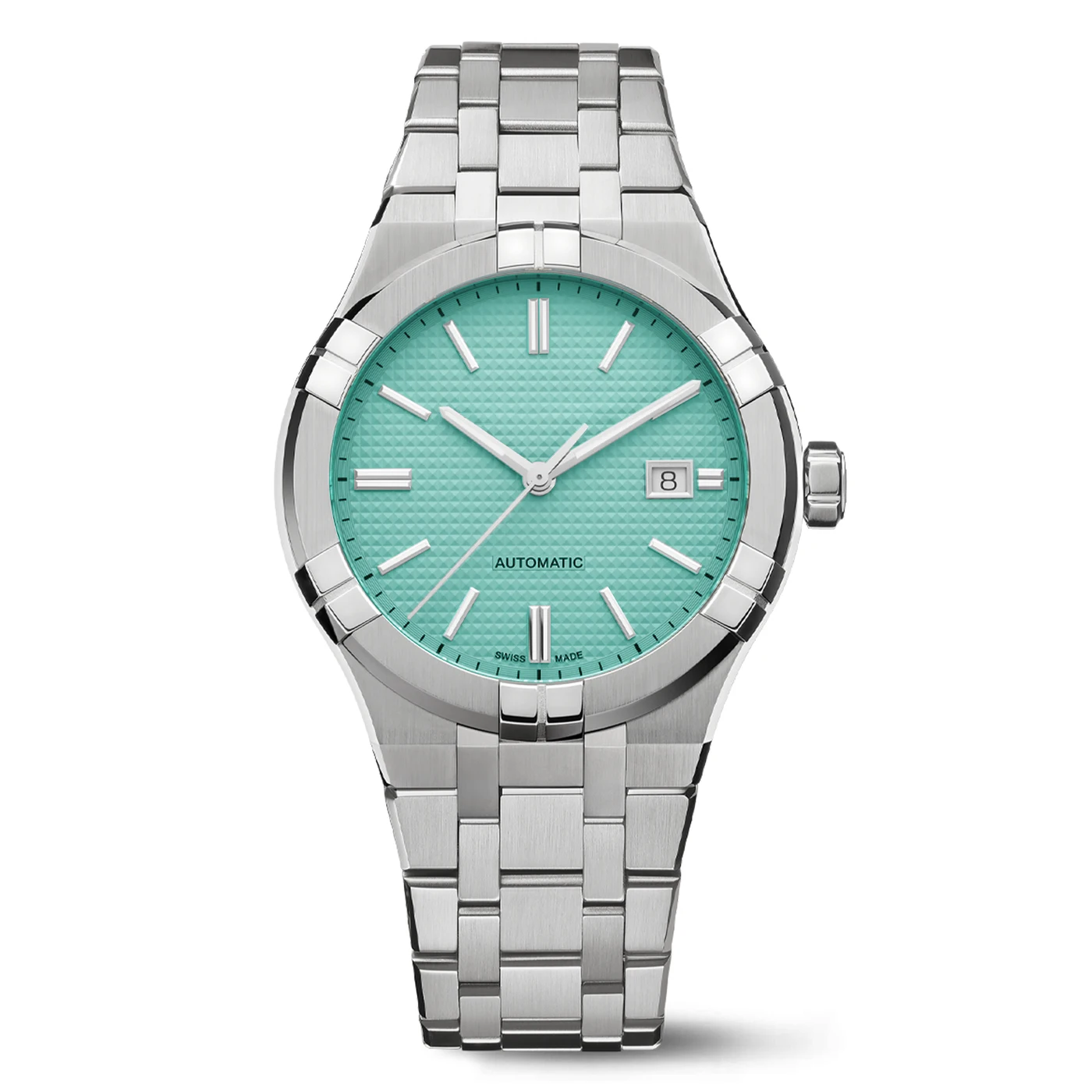 Classic Luxury Man Luminous Steel Strap Waterproof Calendar Own Logo Watch All Stainless Steel Quartz Heren Horloge