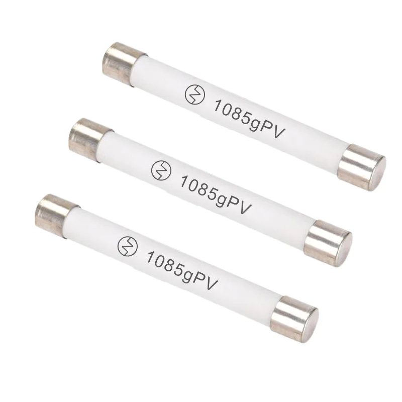 1500V Photovoltaic Fuse 10X85MM Series 25A 1500VDC  High Voltage 1500V 1085gPV Series Ceramic Fuse