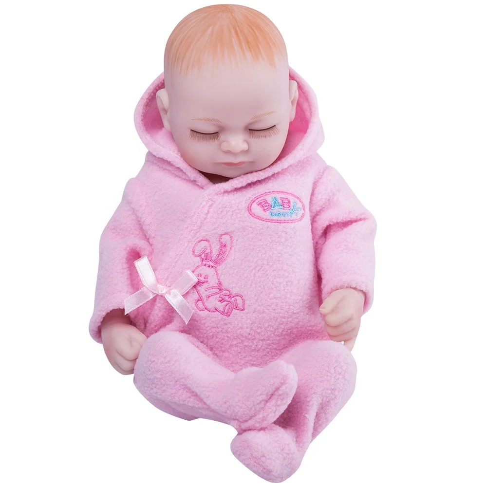 Горячая Распродажа зимние реалистичные baby doll силиконовые виниловые reborn винил 10 дюймов куклы Младенцы и принятая нестандартная конструкция