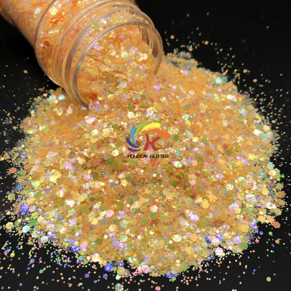 bulk decoration polyester chunky mix glitter art cosmetic body glitter