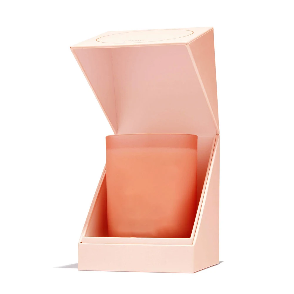 Оптовая продажа Магнитная Черная Стеклянная банка caja de velas свечи Подарочная коробка Упаковка для