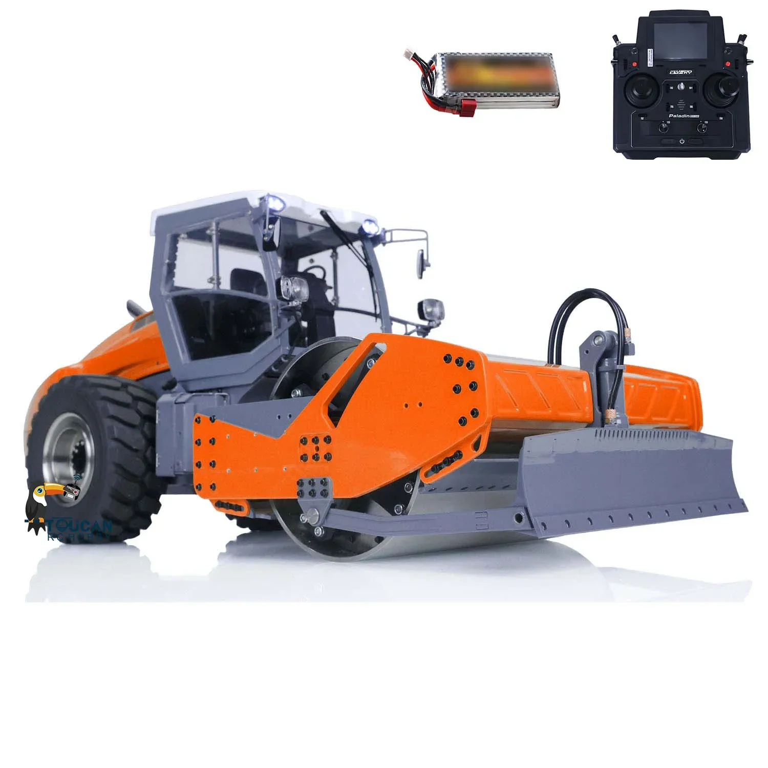 LESU металлический 1/14 RC гидравлический дорожный каток Aoue-H13i RTR модель автомобиля с дистанционным управлением со световой звуковой системой зарядным TH22706-SMT3