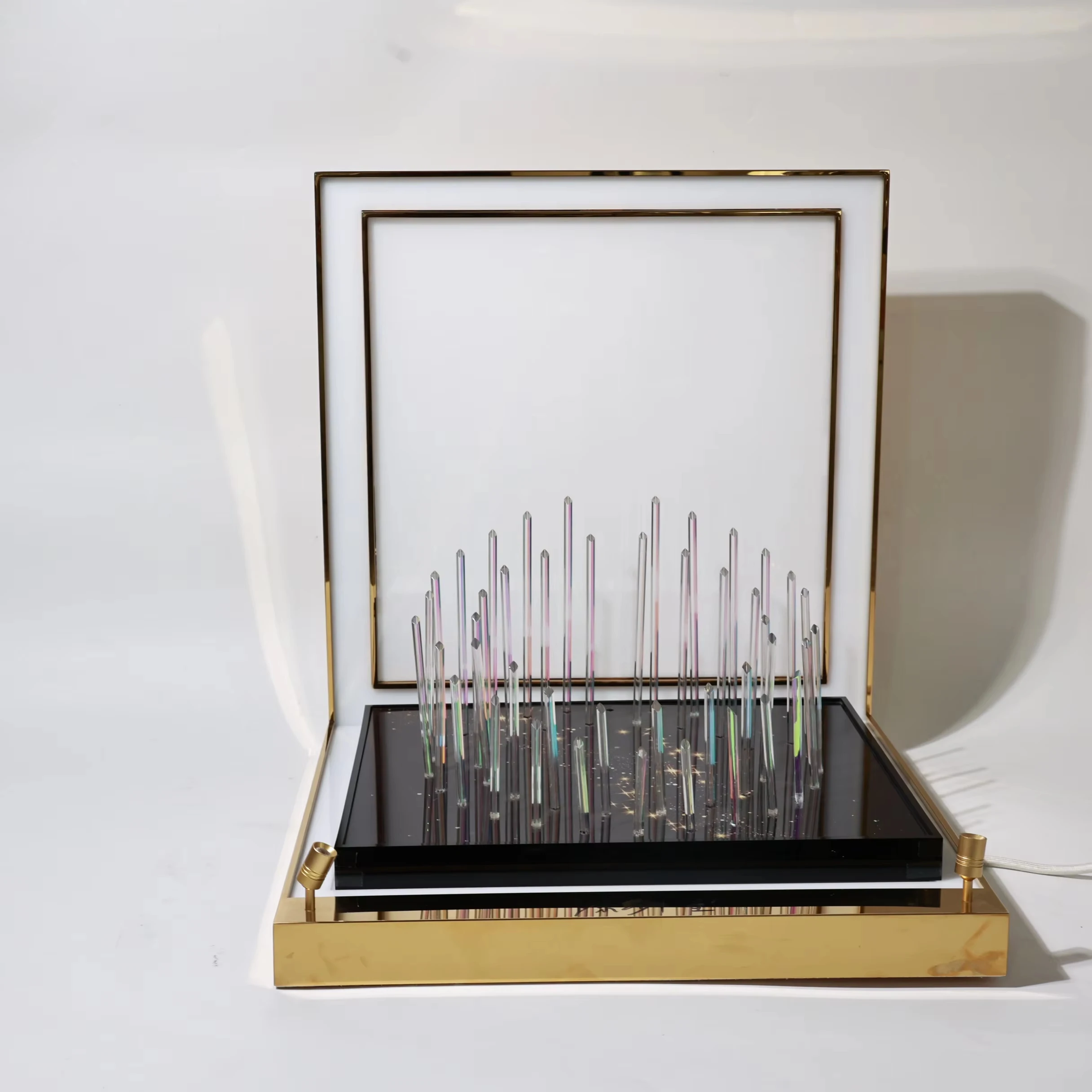 Customized Acrylic Cosmetics Displays Stand Table Top Perfume Display Stand For Cosmetics Store