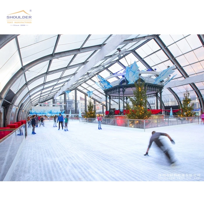 Curved Tent for Events Outdoor Use in Winter Luxury Event