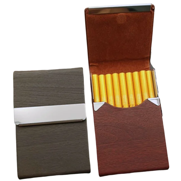 wood effect Pu Leather Cigarette case SW200757