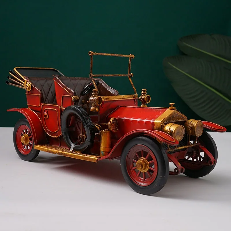 Vintage Retro Metal Crafts High Quality Handmade Car Model For Home And Office Decor Diecast Car Model Toy Vehicles