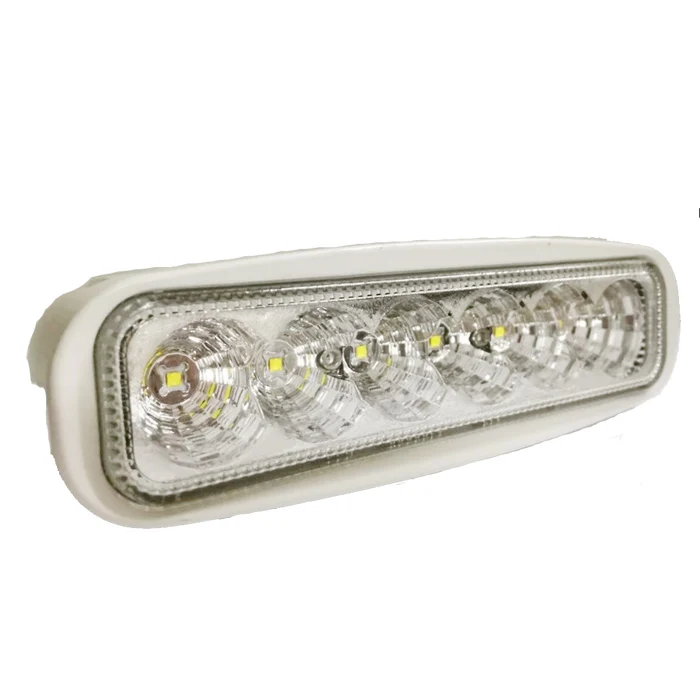 6inch white housing 15w 18w flood beam LED Marine Light for fishing boat