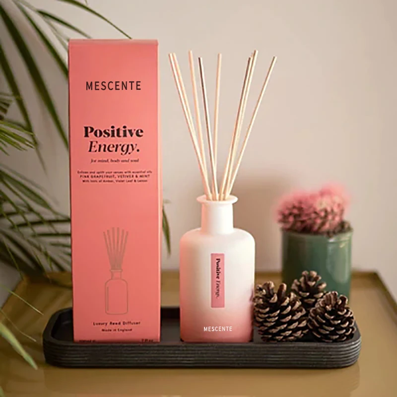 Wholesale Luxury Packaging Glass Bottles Air Freshener Scent Fragrance Oil Aroma Reed Diffuser