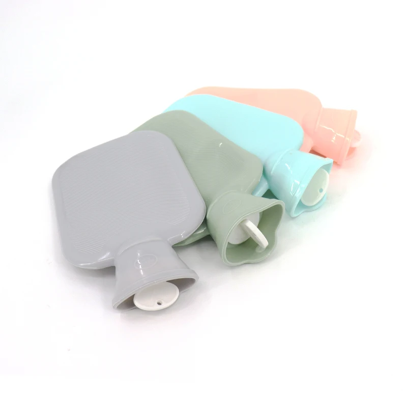 Hot Sale High Quality Rubber Hot Water Bag For Keep Warm 500Ml 1L Hand Warming Water Bags PVC Winter Warm Water Bag