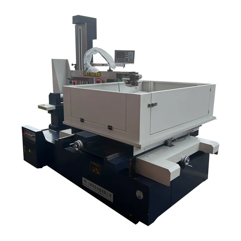 Sanlin DK7763 Customized Workbench size 1140*750 high speed wire edm cutting machine with 700mm cutting thickness