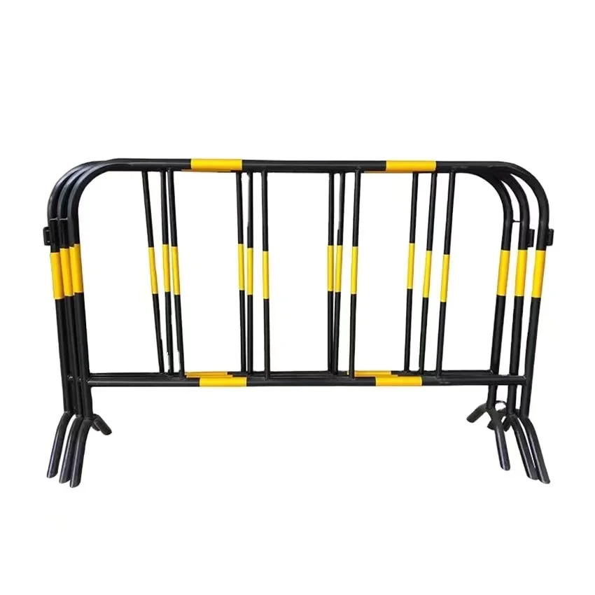 High Quality Galvanized Steel Picket Fence Portable Traffic Barrier Barricad