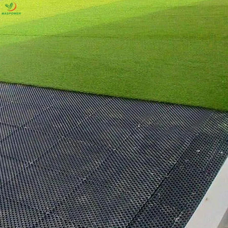 PP PE 60 10 20 30 mm nero drainage cells sheet board water for green roofing garden ,garag ,playground
