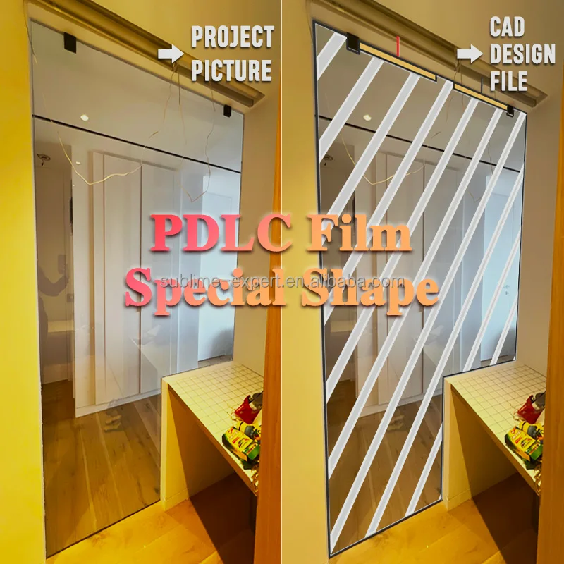 Switchable PDLC Film Opaque Glass Electric Window Smart Film Roll for Door Window Tint Office Partition PDLC Smart Film