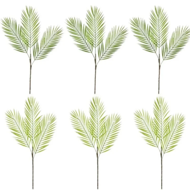 Artificial Palm Leaves  Plants Greenery Folium Cycas Leaf Branch Tree for Hawaiian Party Jungle Wedding Birthday Party Decor