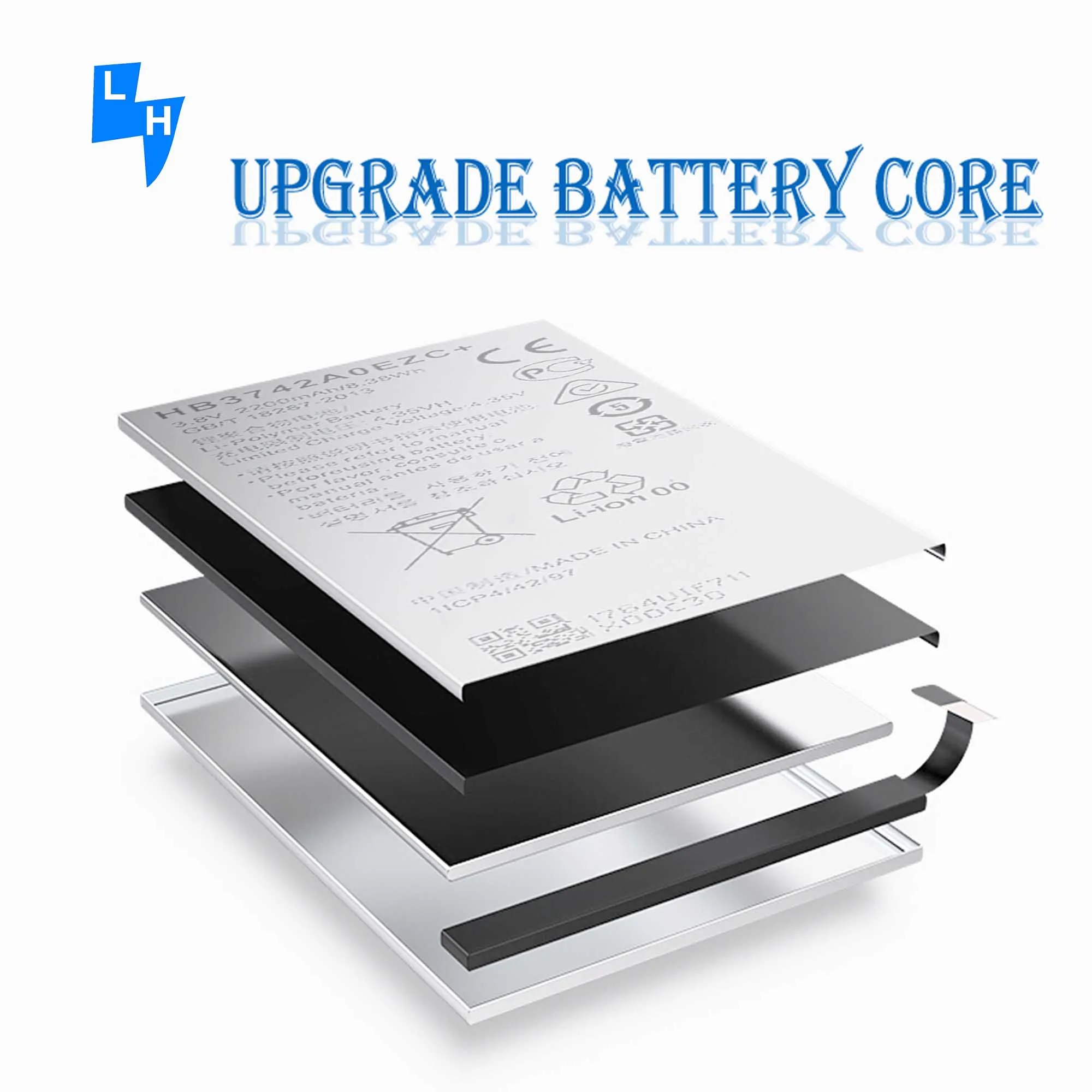 For Huawei P8 Lite replacement battery high quality 2200mAh for Huawei Ascend P8 Lite HB3742A0EZC+ Li-ion polymer battery