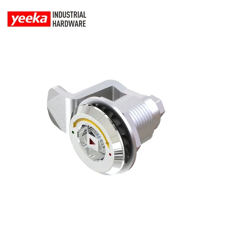 Quarter Turn Lock bright chrome with different insert type with arrow marking compression pull-up 4mm