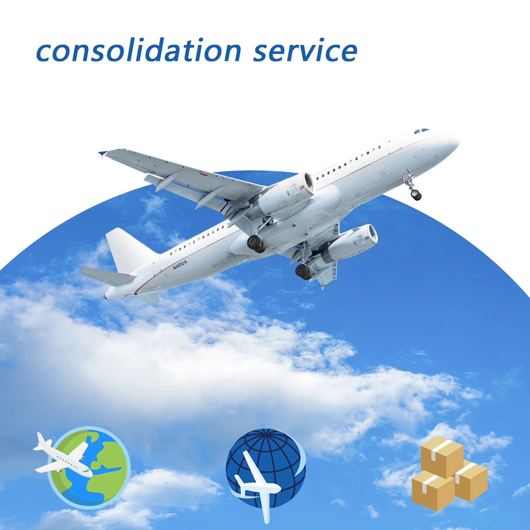 Air freight consolidation service   consolidated shipping agency from china to Canada