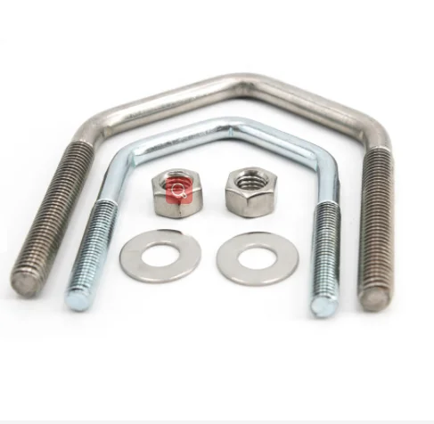 Din3570 Ubolt M10 U-образные болты металлические оцинкованные зажимы стальные плоские крепежные кованые нержавеющие Углеродные
