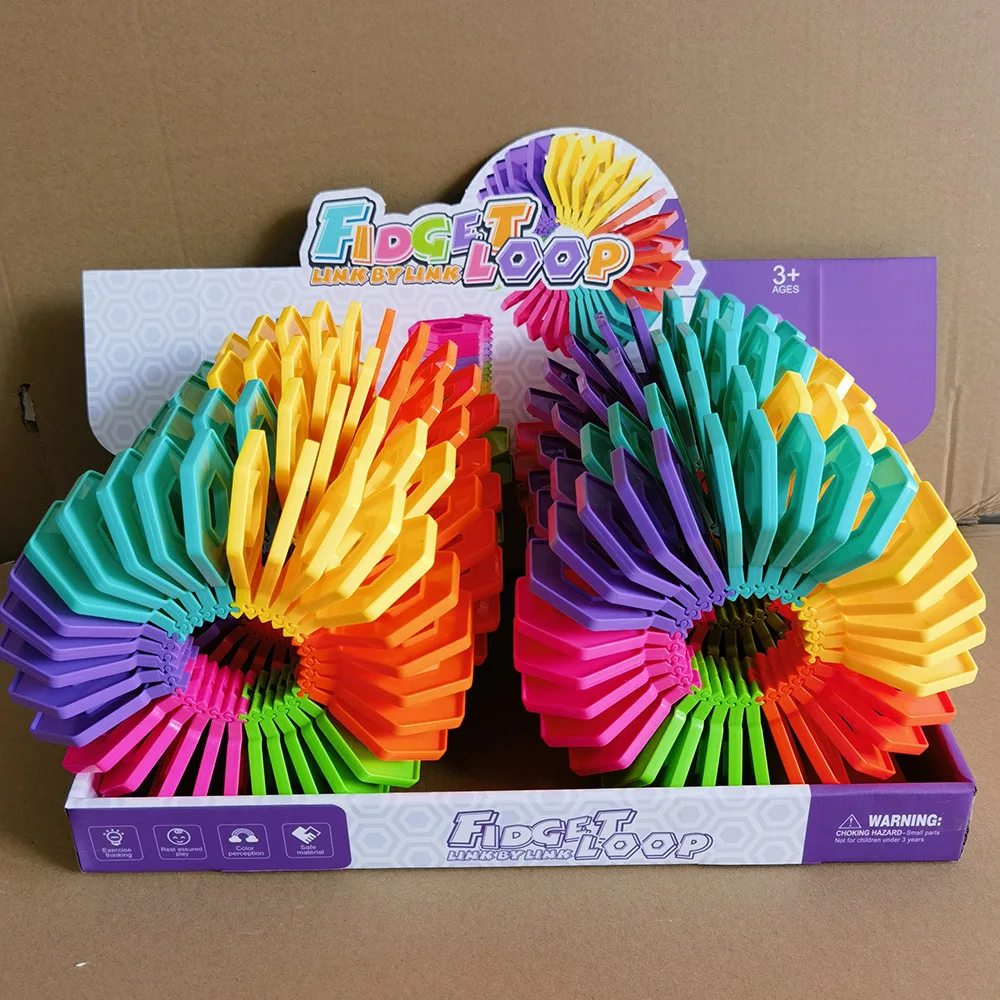 New product fun relaxing intellectual folding Slap toy rainbow wreath variety decompression artifact Toys