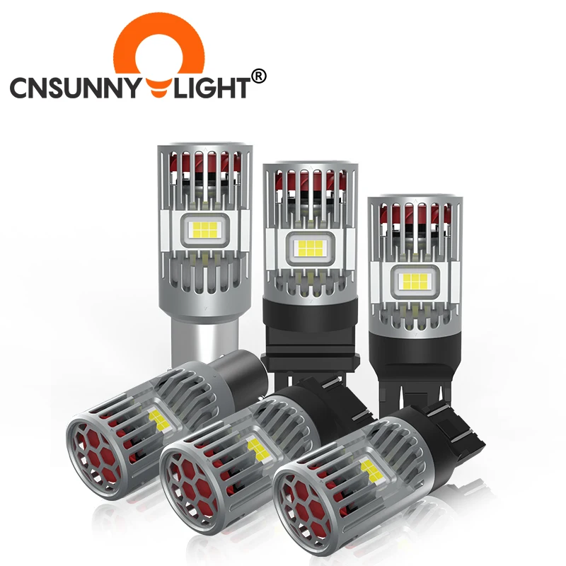 
OEM P21w 1156 1157 Bau15s LED 48W 4800Lm 12V Stop Lambasi 7443 Ba15s Car Bulbs Turn Signals Tail Fog 1157 Led t20 Brake Lights 