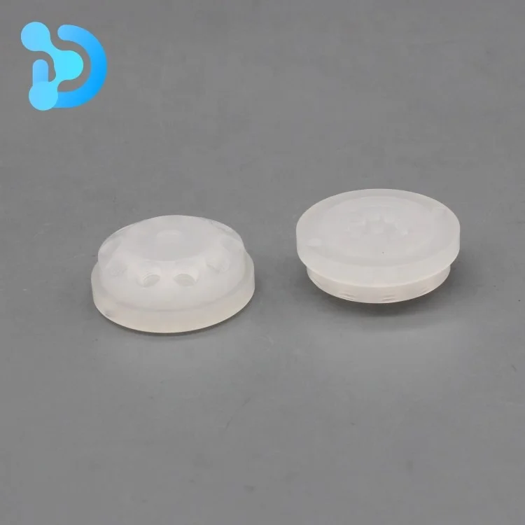 Dechengwang OEM wholesale pvdf ptfe parts polymer material backup PTFE piston ring fluid handling valve head