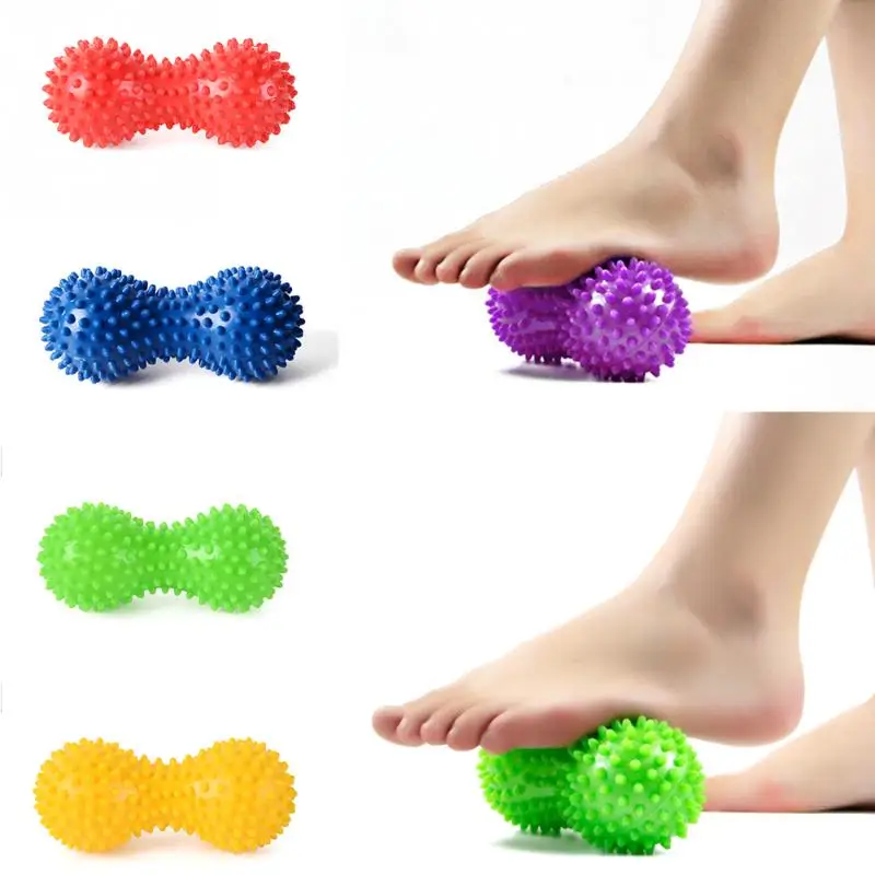 Peanut PVC Yoga Supplies with Thorns Workout Massage Hand Ball Fitness Inflated Air Bag body