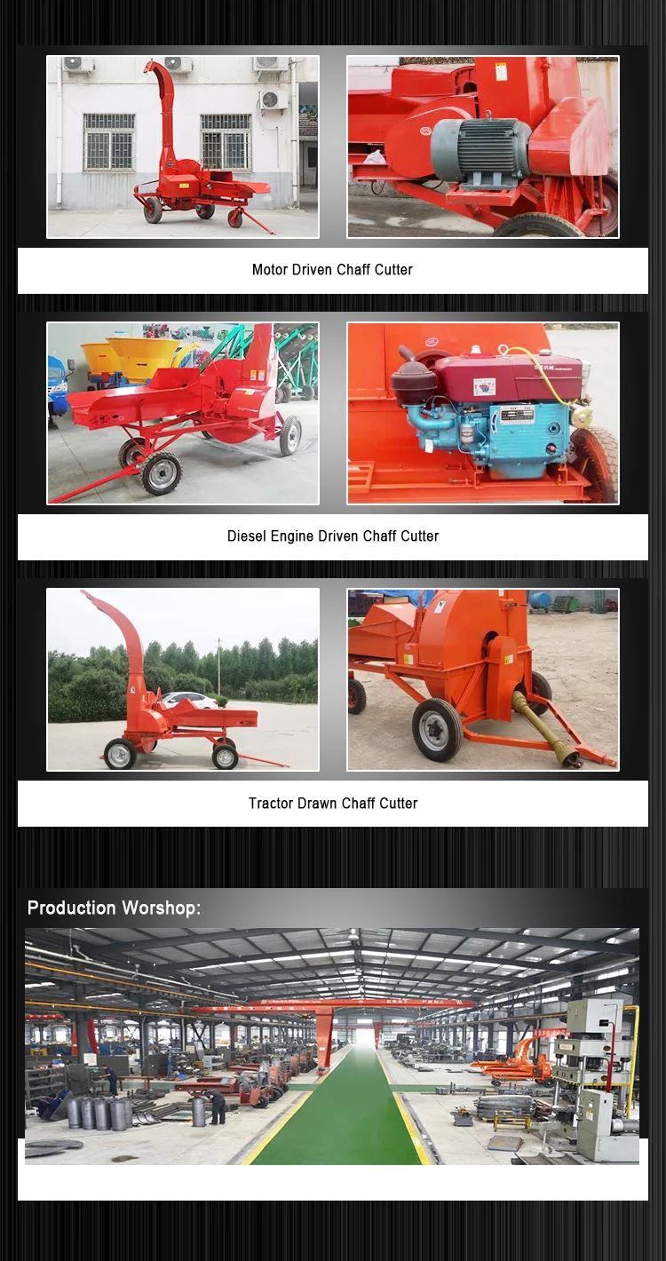 NKUN Super Chaff Cutter Grinder Animals Feed 3 In 1 Machine