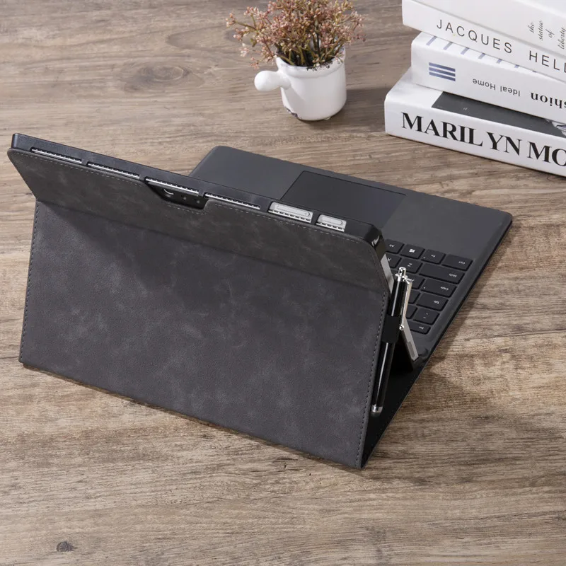 New Arrivals PU Leather Laptop Bags & covers with Laptop Holder Stand Protective Case for Microsoft Surface Pro 8 7 6 5 4 X