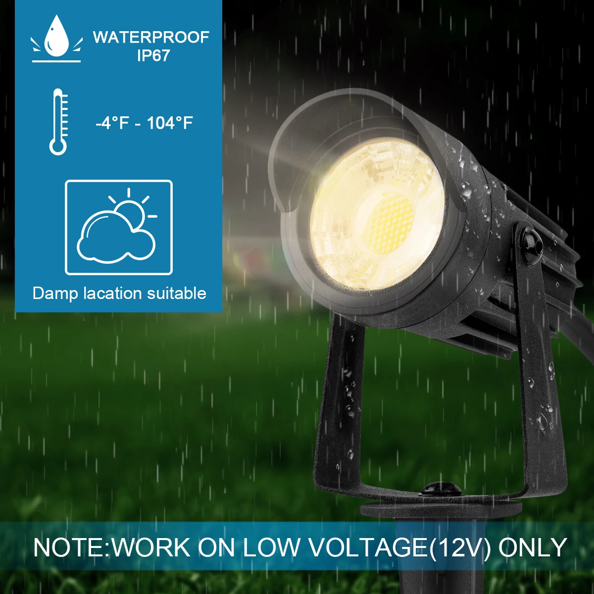 Low Price China Wholesale Garden Light Led Spike 12V Rgb Ip67 Outdoor Lamp Smart Led Garden Lights Kit