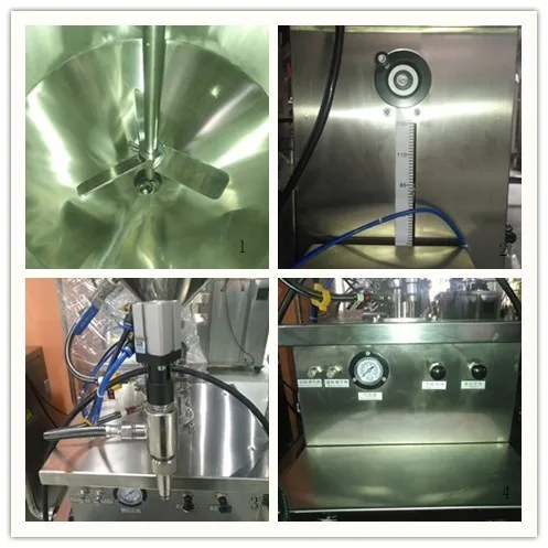 Semi -auto Cream Filling Machine For Bottle Filling   316L Stainless Steel