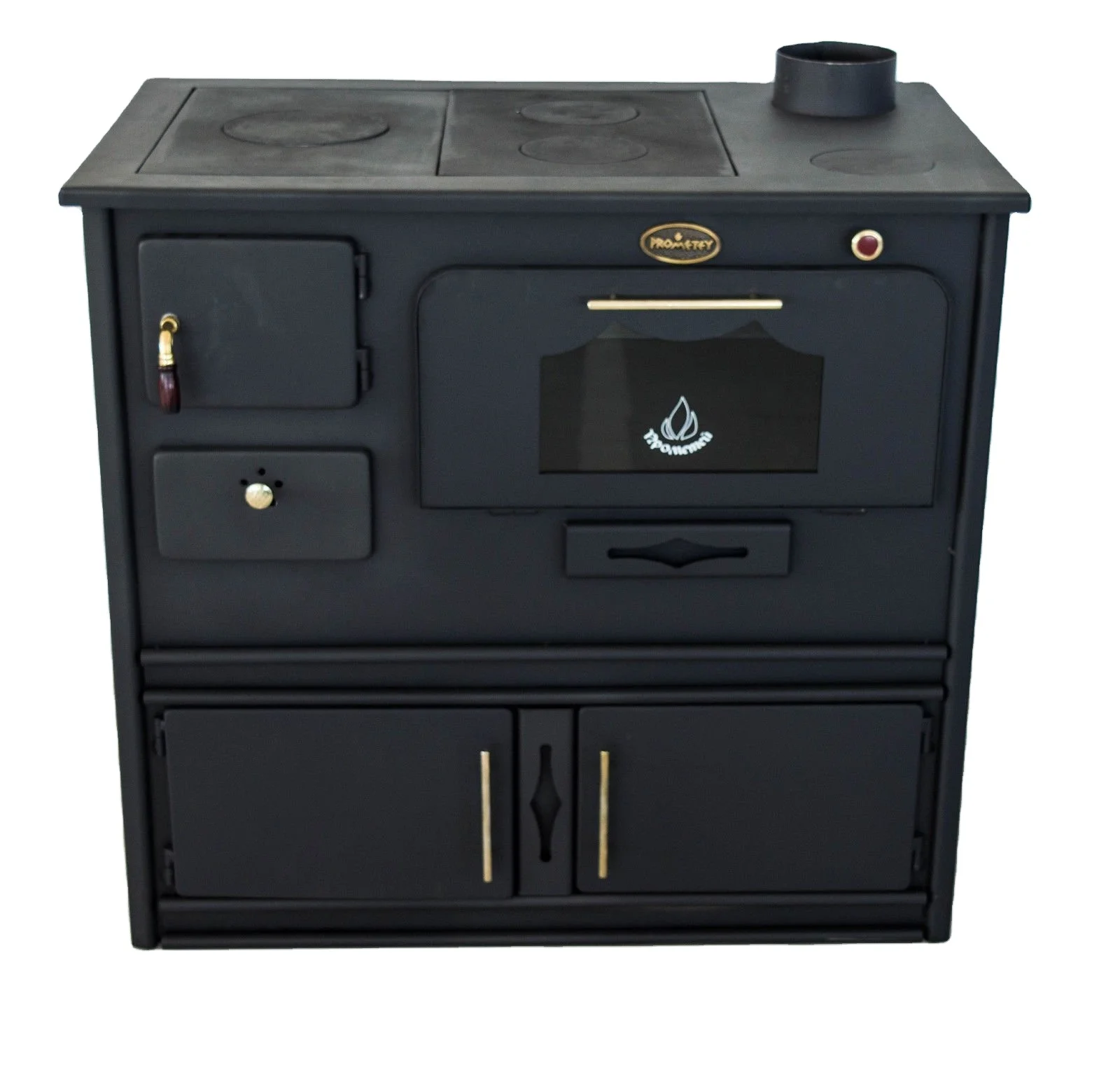 Hot Selling Standing Type Wood Burning Cooking Stove for Hotel Villa Apartment