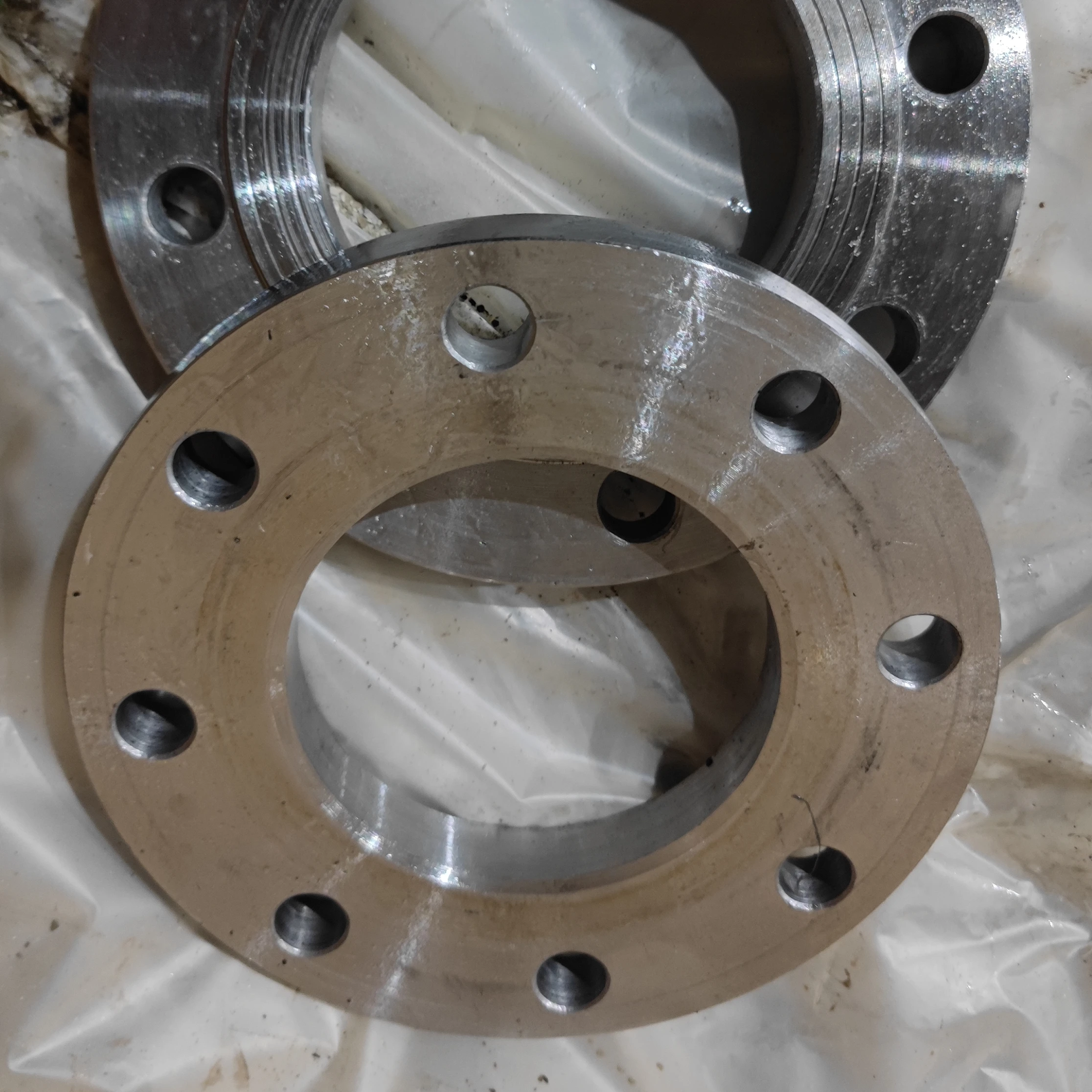 BS4504 PN16 PLRF штамповочная доска из углеродистой стали без резьбы с шелковой сваркой плоский фланец DN50