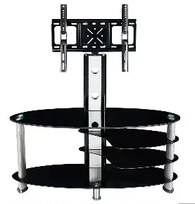Cheap Wholesale Color Design TV cabinet TV Table Swivel Floor TV Stand with Mount Entertainment Stand