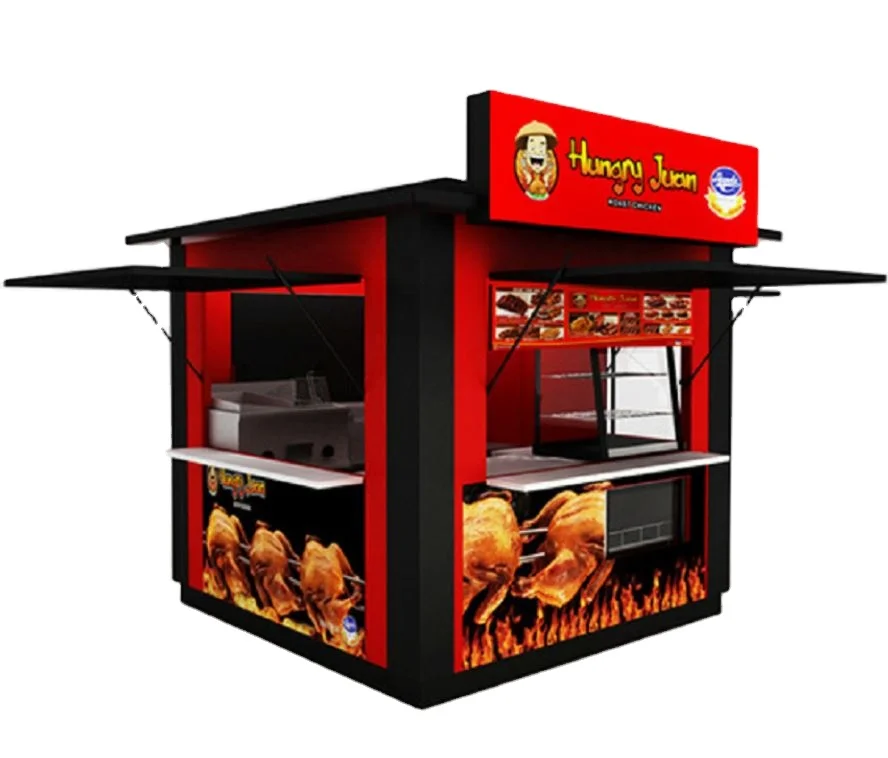 design ordering automatic stands food candy bakery bubble tea coconut coffee ice cream cart restaurant trailer kiosk