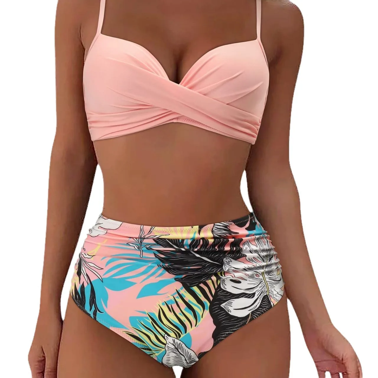 Swimsuit Split High Waist Belly-Covering Tight Sexy Bikini