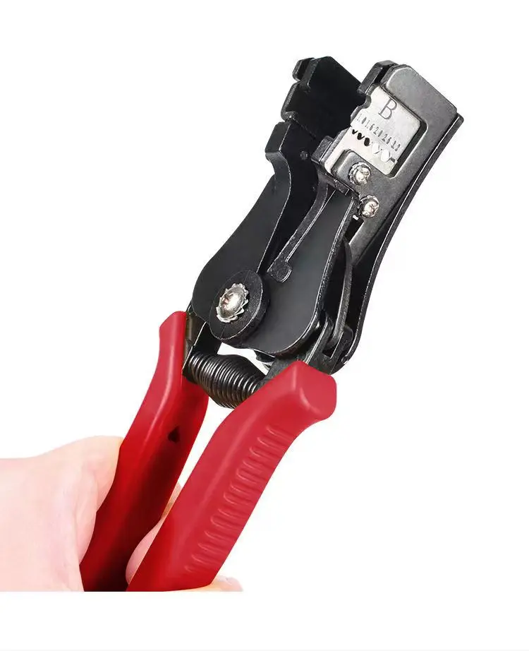 DAJATOOLS HS-700B Automatic Wire Stripper Adjustable Tool for 10-20 AWG Solid and Stranded Electrical Wire Range 0.5-6mm Wire