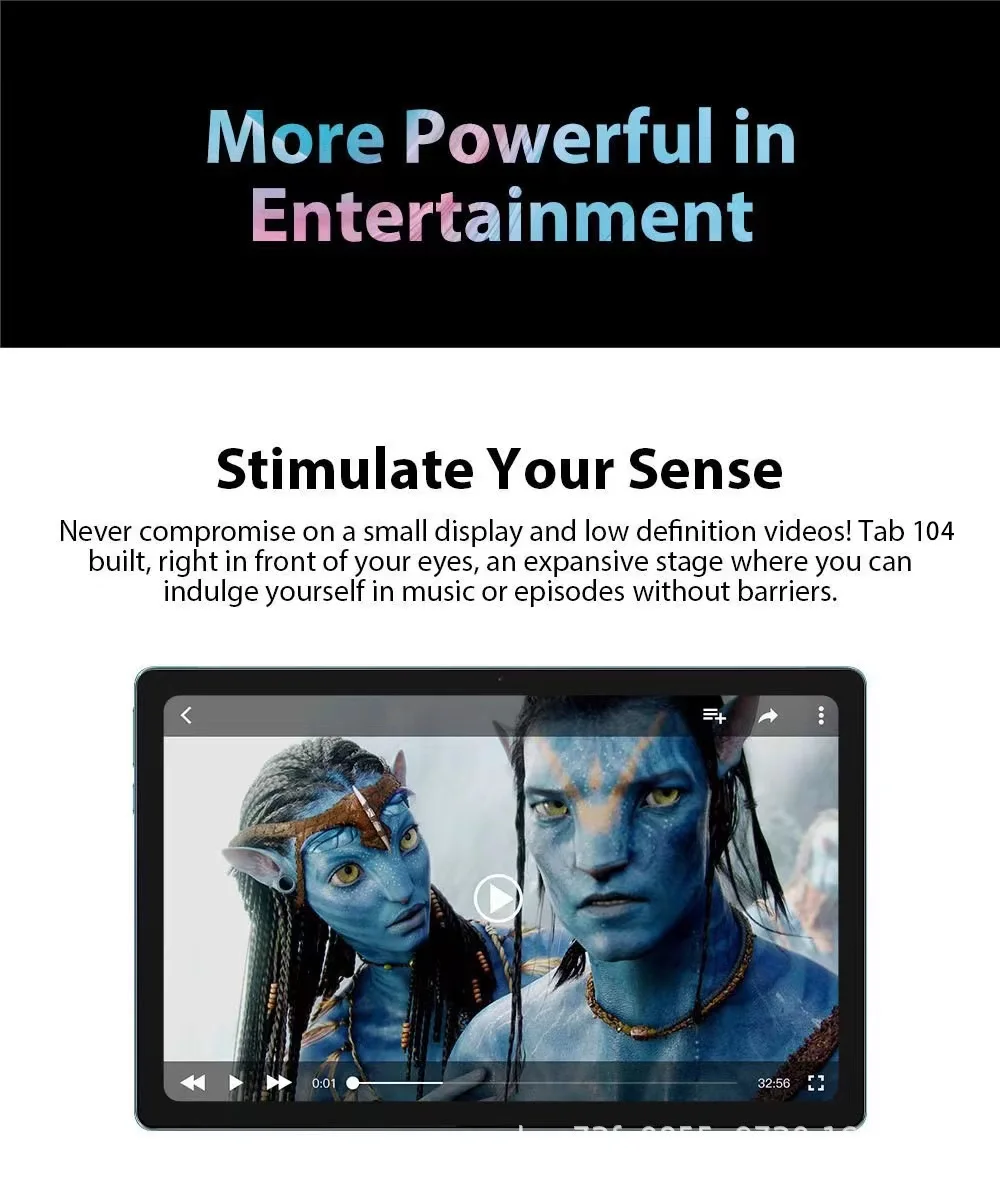 6GB RAM 256GB SSD high speed 10.4' learning tablet android 2K Full HD Gaming 5G WIFI Dual sim card PC