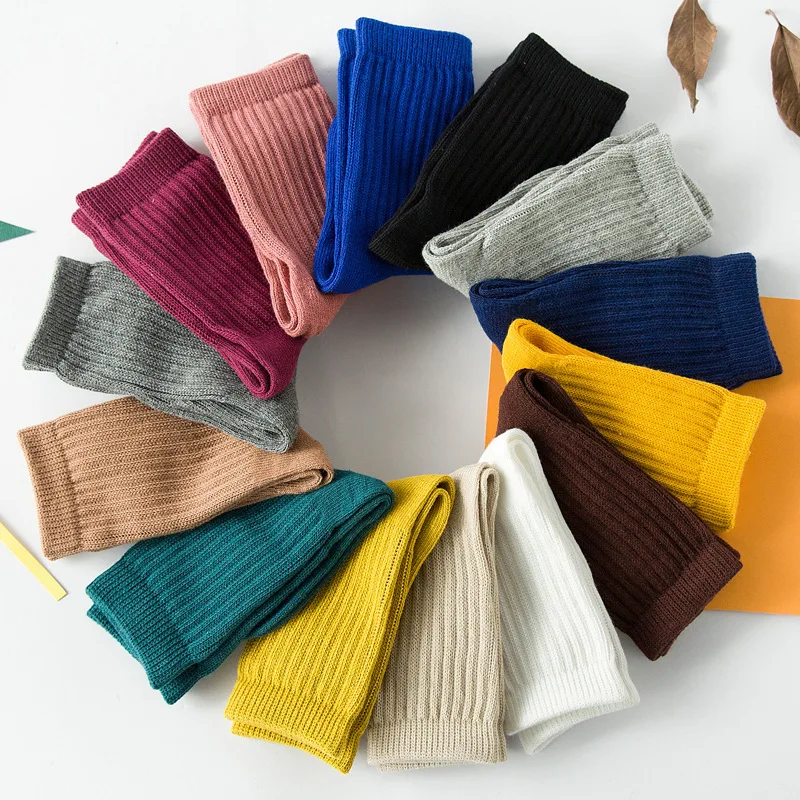 wholesale bulk children slouchy scrunchy socks rib cotton baby kid slouch socks