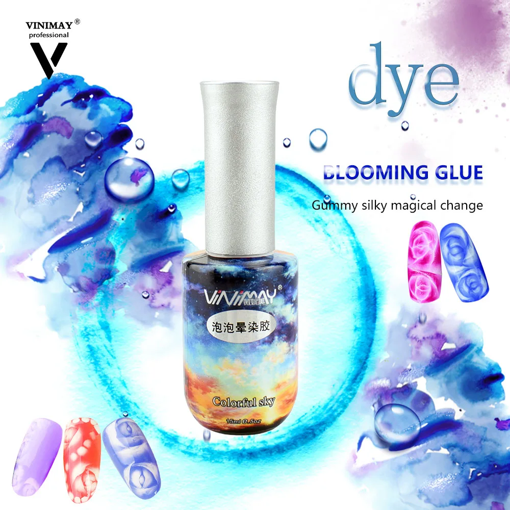 Vinimay Nail Supplies Drawing Gel Polish Marble Art Ink Nail Water Blooming Watercolor Liquid Dyeing UV Gel Nail Polish