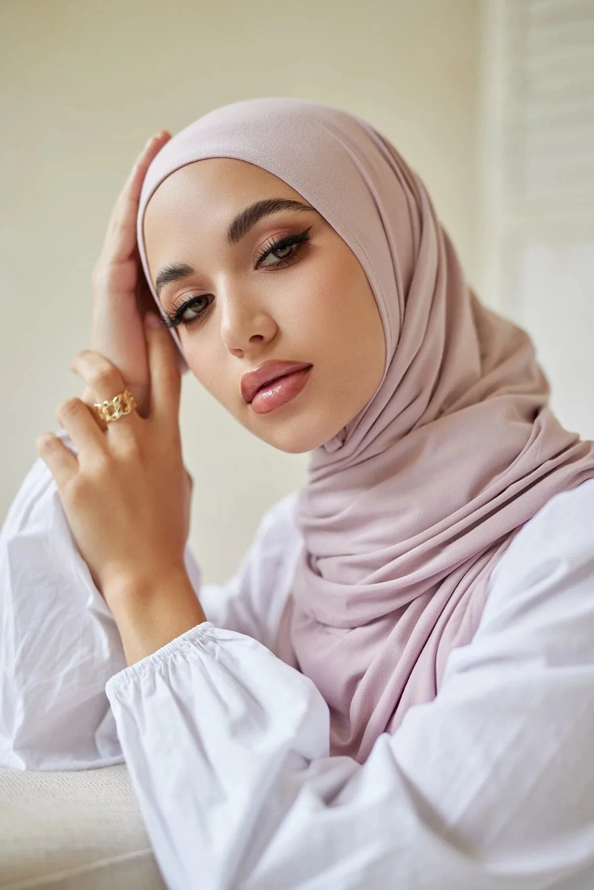 Hot Selling Premium Jersey Scarf Stretchy Hijab Plain Head Scarves Wholesale Women  Cotton Hijab Shawl