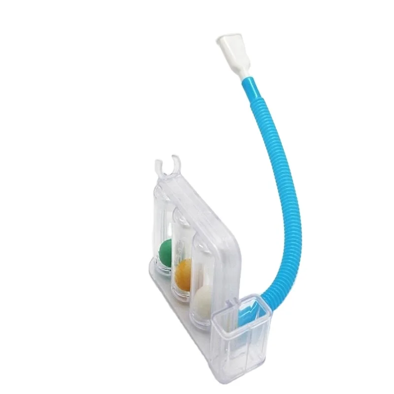 Factory wholesale 1200ml Breathing Equipment Three Balls spirometer Lung Incentive spirometer exerciser