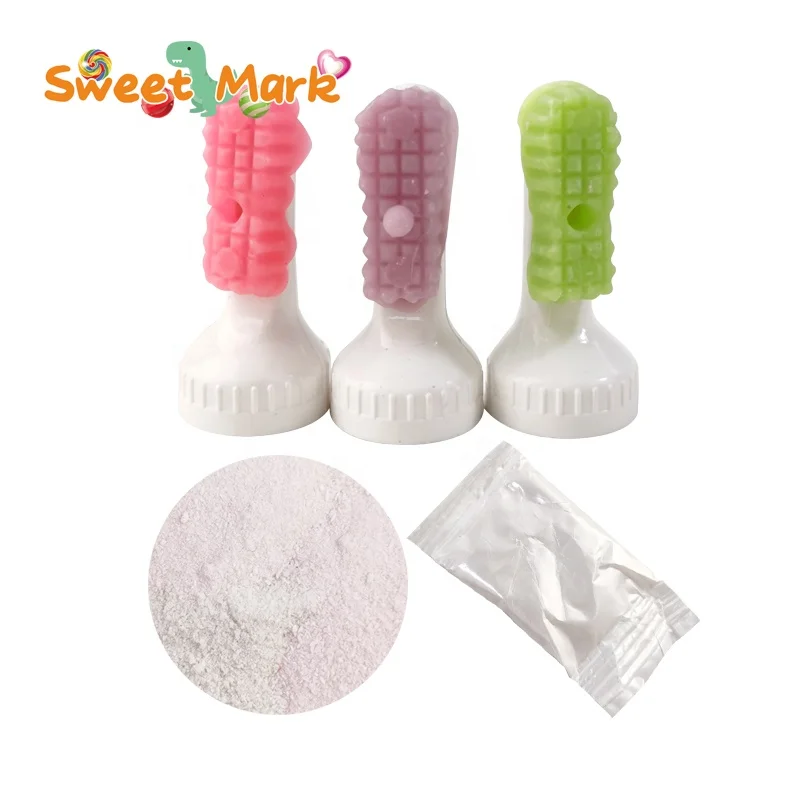 New toothbrush lollipops sour powder fruit flavor candy toys