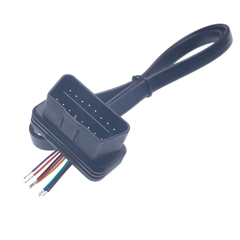AOTAI OBD OBDII J1962 Male Connector to Open Plug Wire OBD2 Pigtail OBDII DIY Mobley USB Adapter