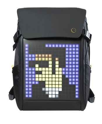 Divoom Backpack M with Customizable LED Screen by APP Control Waterproof for Biking Hiking Outside Activity Big Storage