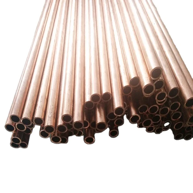 Hot-selling OEM Size C109 tellurium  Copper Tube pipe for plumbing Straight lengths hard temper manufacturers pric