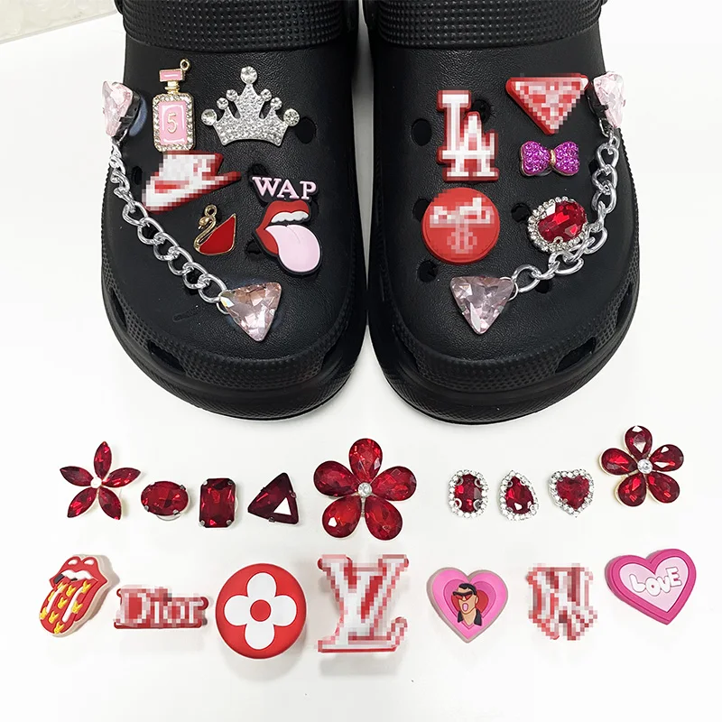 Designer Cheap Custom Luxury Charm Noctilucent badbunny karol G Soft PVC croc Shoe charms